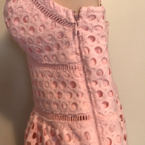 Abercrombie & Fitch Peach Crochet Dress XS Sz 0-00 - Picture 8 of 12